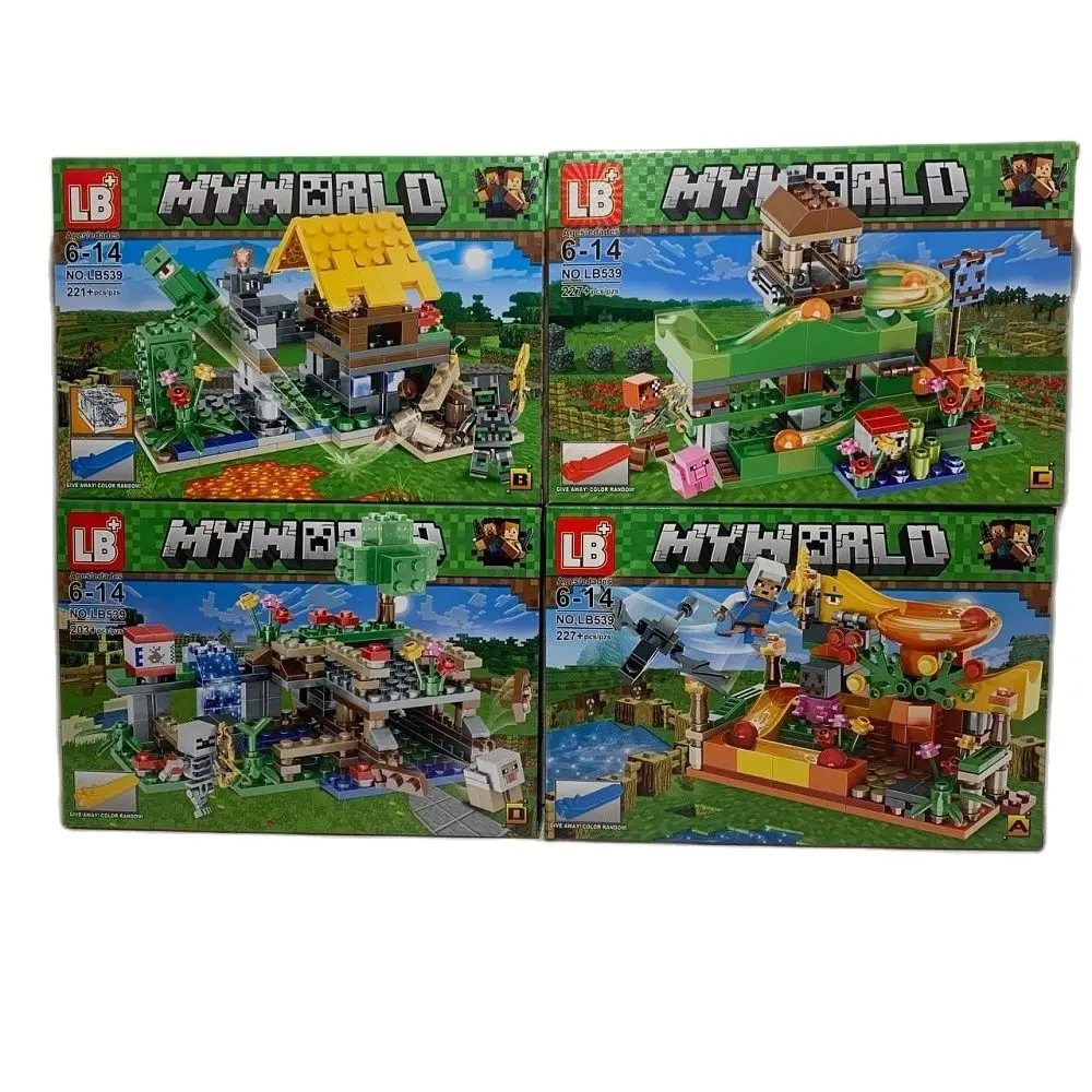 Constructor Designer Minecraft lb + my world 4in1 No. lb539 878 parts |