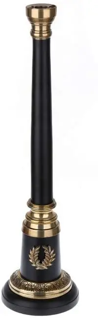 

Lucky Art GIFT BRASS BLACK LONG CANDLE HOLDER 53 CM