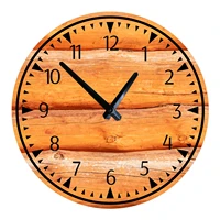10 inch modern design wooden wall clock rustic country style solid wood wall clock for living room decor decorative wall clock