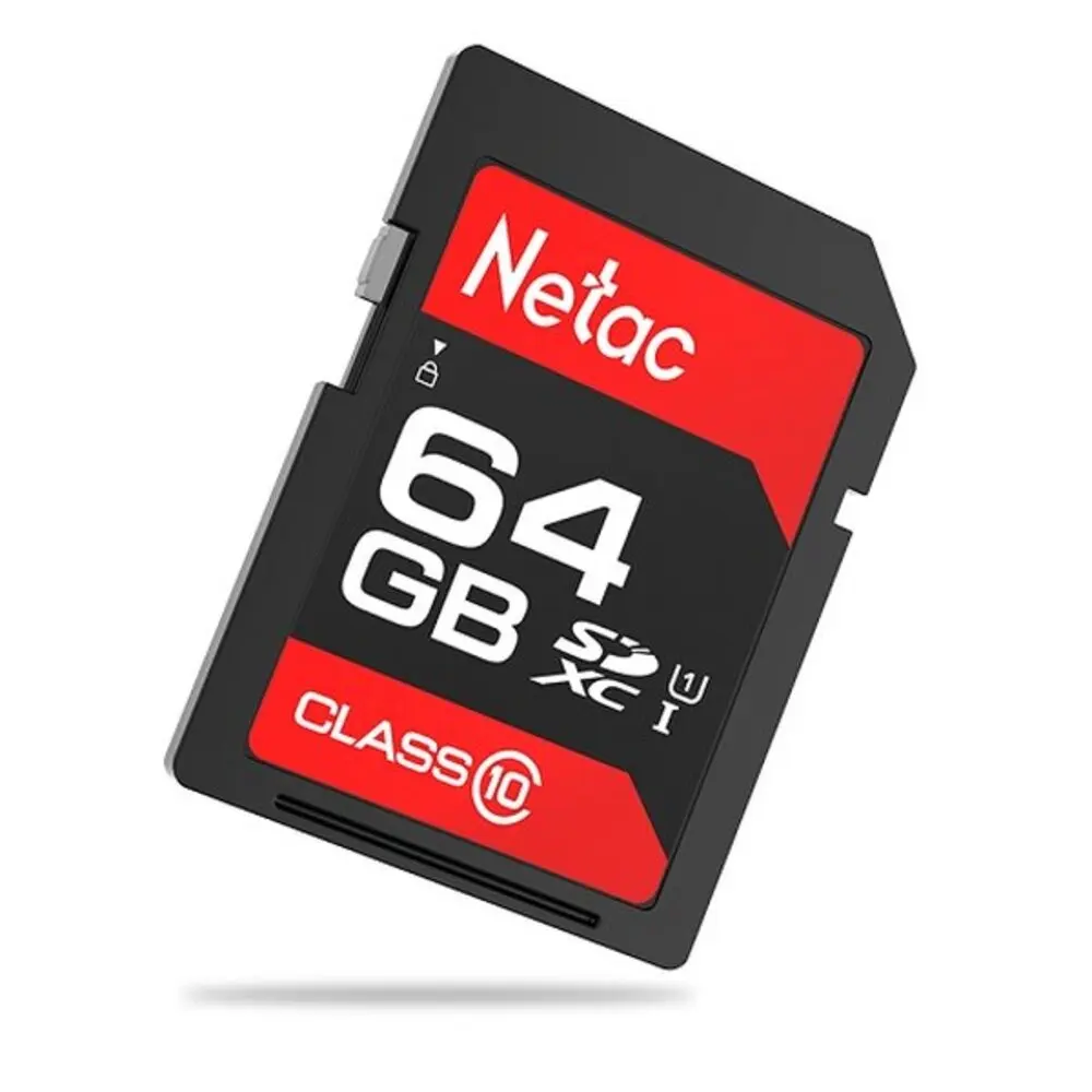 Memory Cards Netac NT02P600STN-064G-R Computer Office Internal Storage flash drive P600 Standard SD Retail version 64GB SDXC | Компьютеры