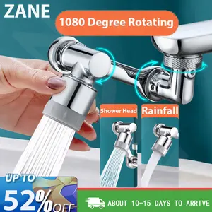 1080°rotatable faucet anti splash aerator bathroom tap water saving faucet sprayer kitchen water tap nozzle extender adapter free global shipping