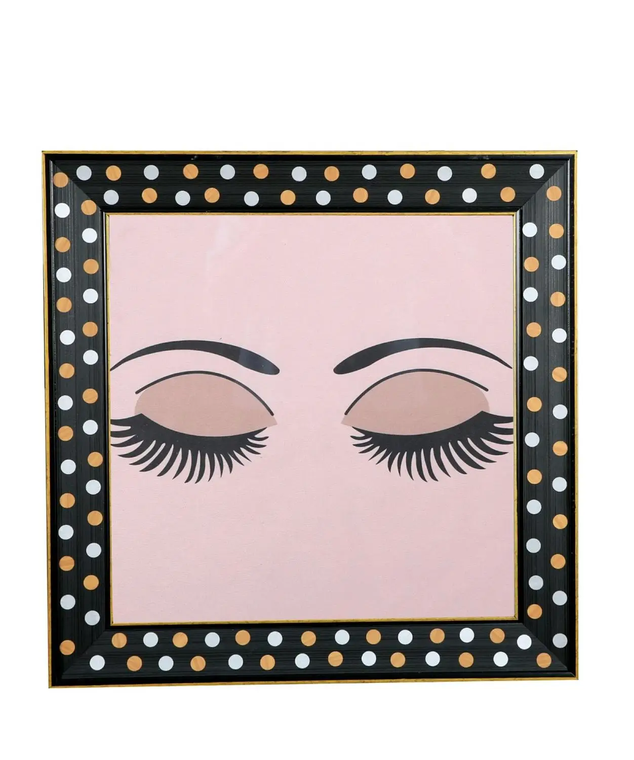 

Canvas Print Luxury Eyelash with Glass