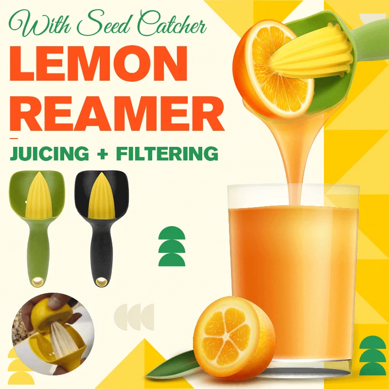 Plastics Lemon Squeezer Citrus Juicer Hand Press Manual Fruit Lemon Juicer with Seed Catcher Kitchen Accessories Gadgets