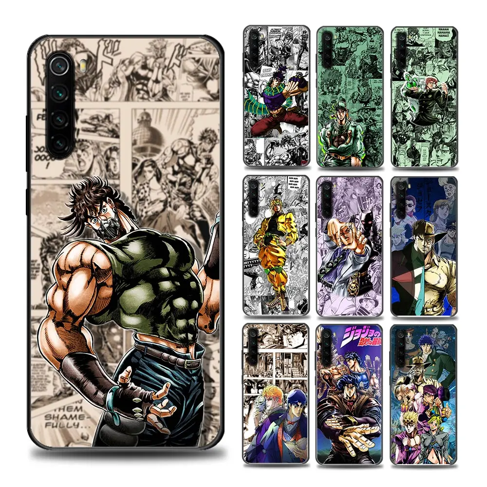 

Anime JoJo's Bizarre Adventure Phone Case for Redmi 6 6A 7 7A Note 7 8 8A 8T Note 9 9S 4G 9T Pro Soft Silicone Cover Coque