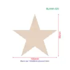 Заготовка звезда, 100х95мм, 1231025 штук, фанера 3мм