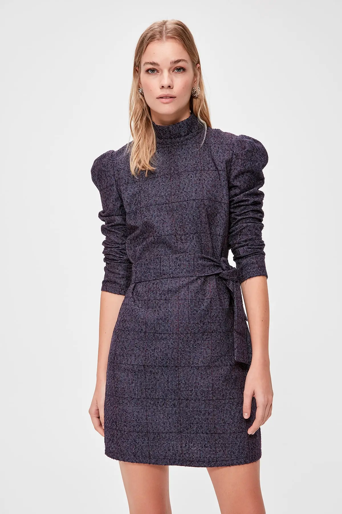 Trendyol платье с поясом TCLAW19XM0095|Женские платья| |