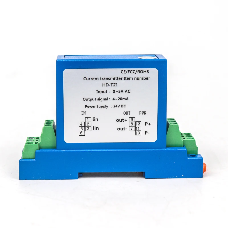 

Передатчик напряжения переменного тока 4-20 мА 0-5 В/10 в выход 0-10 А/0-500 В Входная мощность 24 В