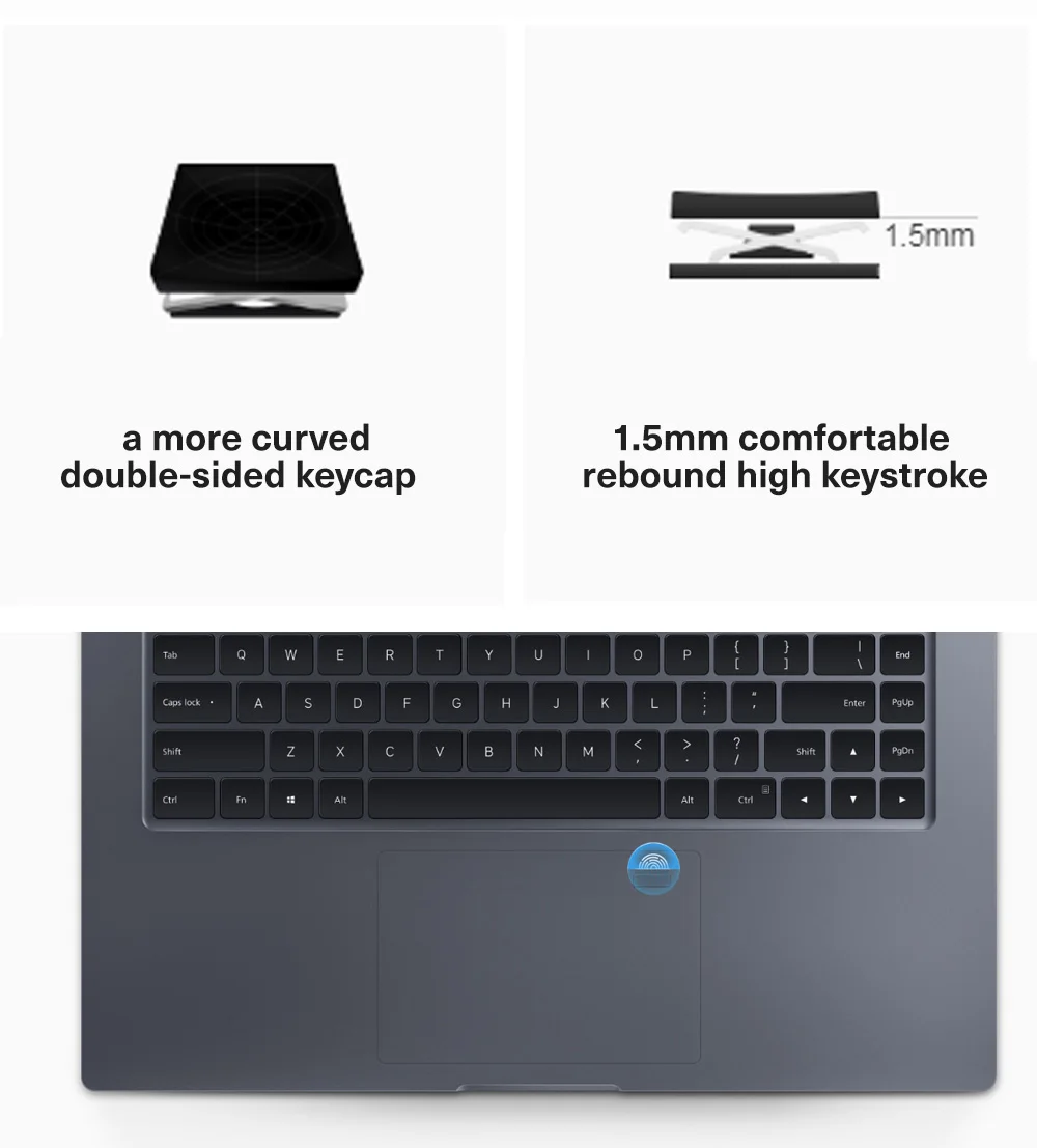 Ноутбук Xiaomi Pro 15,6 Intel i5-8250U/I7-8550U 16 Гб ram DDR4 GeForce MX150 256 ГБ ssd 2 Гб Распознавание отпечатков пальцев