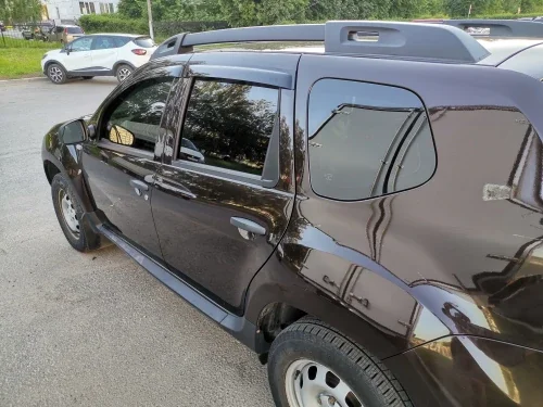 Ветровики для рено ренаулт дастер пыль дефлекторы окон дождевики на окна