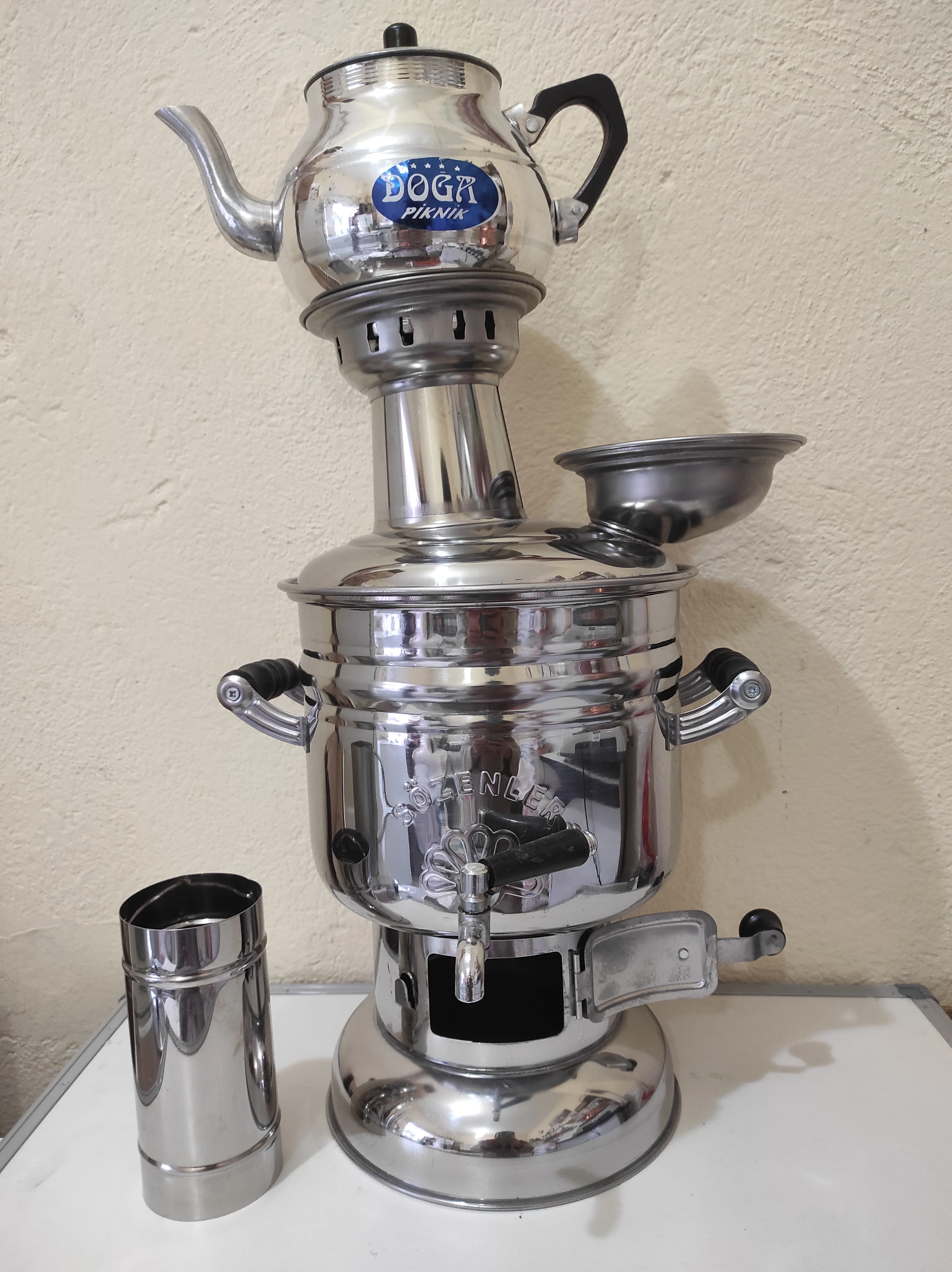 Турецкий Самовар качественный хромированный стальной материал алюминиевый