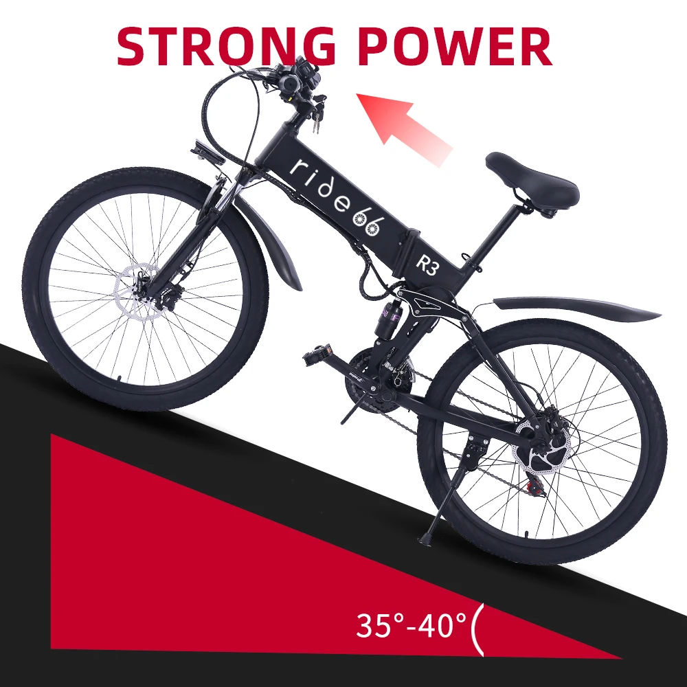 Günstig Elektrische Bike 26 Zoll 48V 750W Fett Reifen Ebike Berg Schnee Bike Folding Elektrische Fahrrad R3