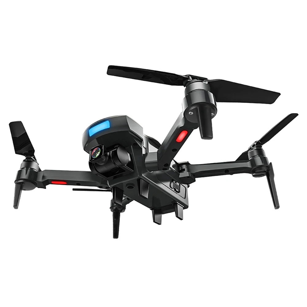 CG033 4CH 6Axis 1080P Full HD Gimbal камера Радиоуправляемый Дрон gps FPV wifi Квадрокоптер Follow Me One Key Return складной vs SG906 F11 - Цвет: gery
