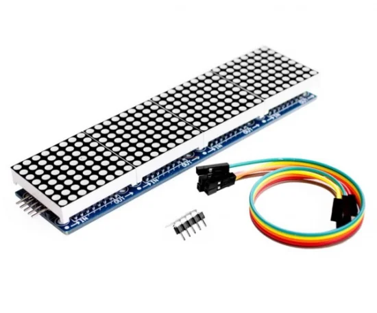 Модуль светодиодной матрицы 8 х 32 GSMIN MAX7219 Dot Matrix Module для микроконтроллера Arduino 4 в 1