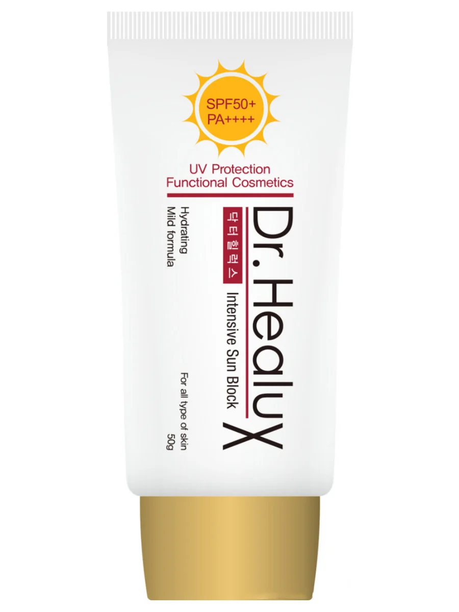 [Dr. Healux] Крем для лица СОЛНЦЕЗАЩИТНЫЙ Intensive Sun Block SPF50+/PA++++ 50 мл | Красота и здоровье