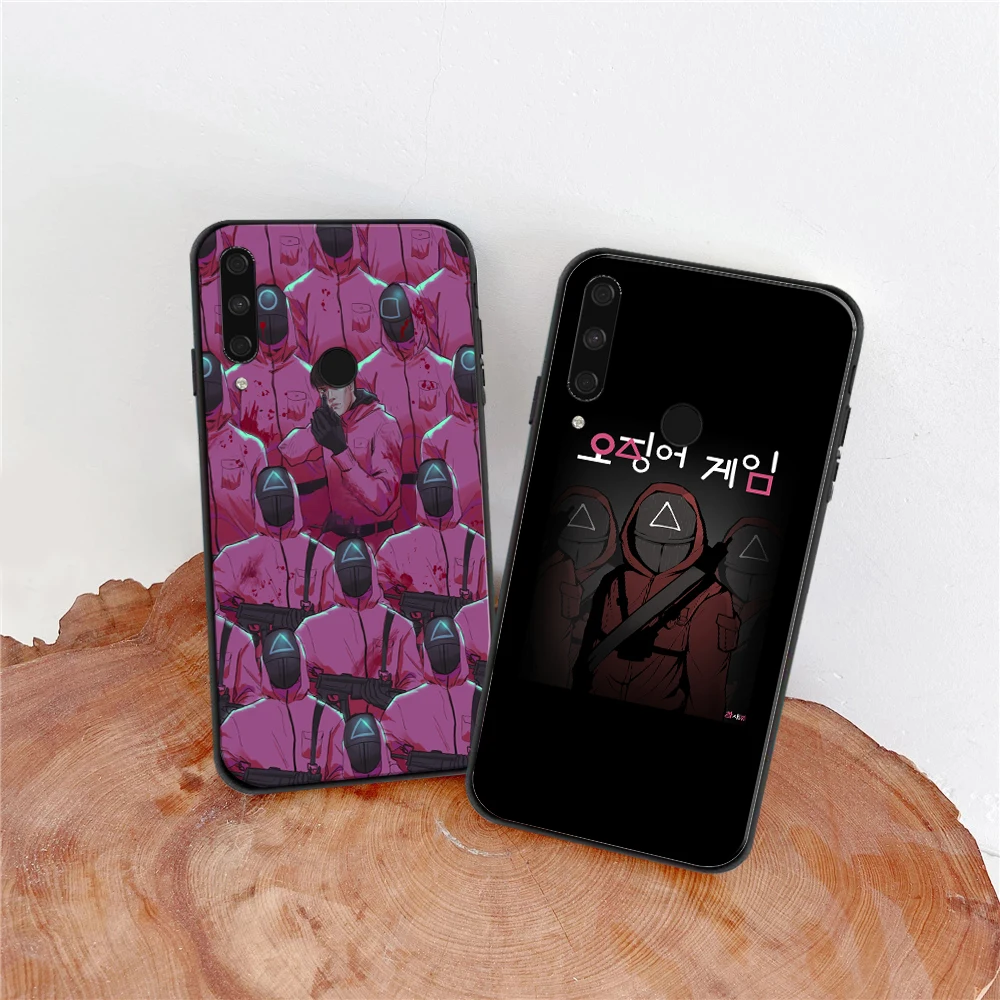 

Squid Game Phone Case For Huawei Honor 9 V9 9X 9X Lite 9 Lite 10 V10 10i 10 Lite 10X Lite V20 20i 30Pro Cases Back Cover