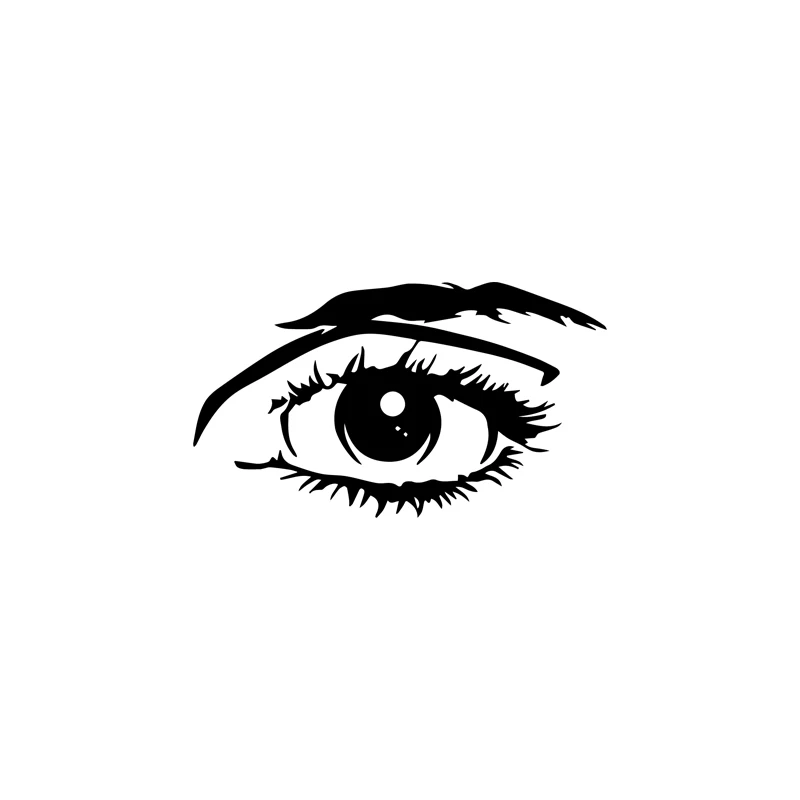 

Right Beautiful Eyes Double Eyelid Graphic Car Sticker Vinyl Motorcycle Decoration Car-styling Decal.