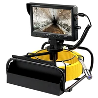 pipeline endoscope inspection camera 30m underwater industrial pipe sewer drain wall video plumbing system with lcd monitor 720p