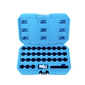 32 шт. замок колеса Lugnut Disassmble Противоугонная муфта для удаления ключей для mekedes Benz