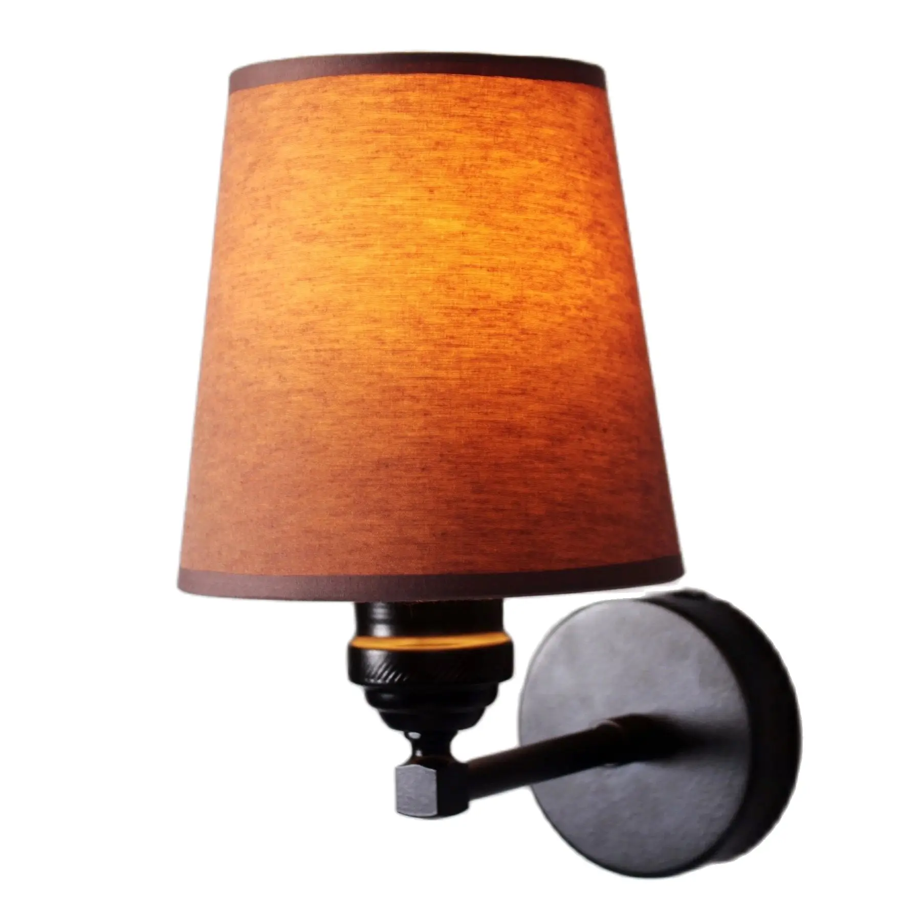 

Wall light with Conical Headdress, Sconce, Wall Lamp, Contemporary Modern Metal Pipe Wall Lamp
