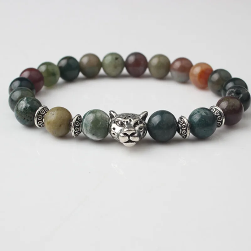 Браслет из натурального камня 8 мм матовый черный камень вулканический