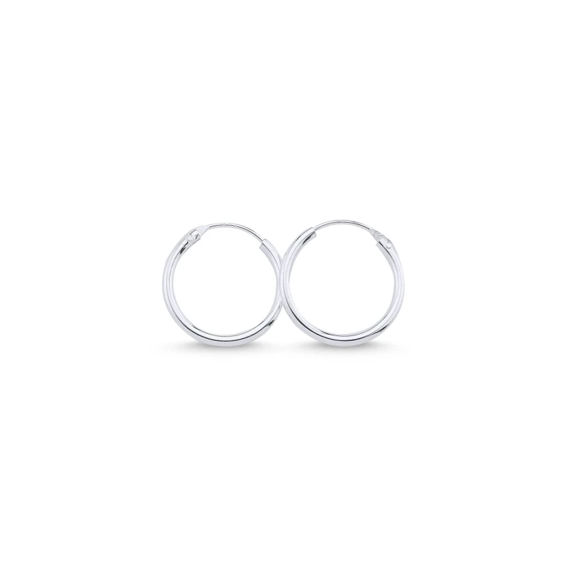

Серебряные 925 пробы Серьги-кольца 16 мм