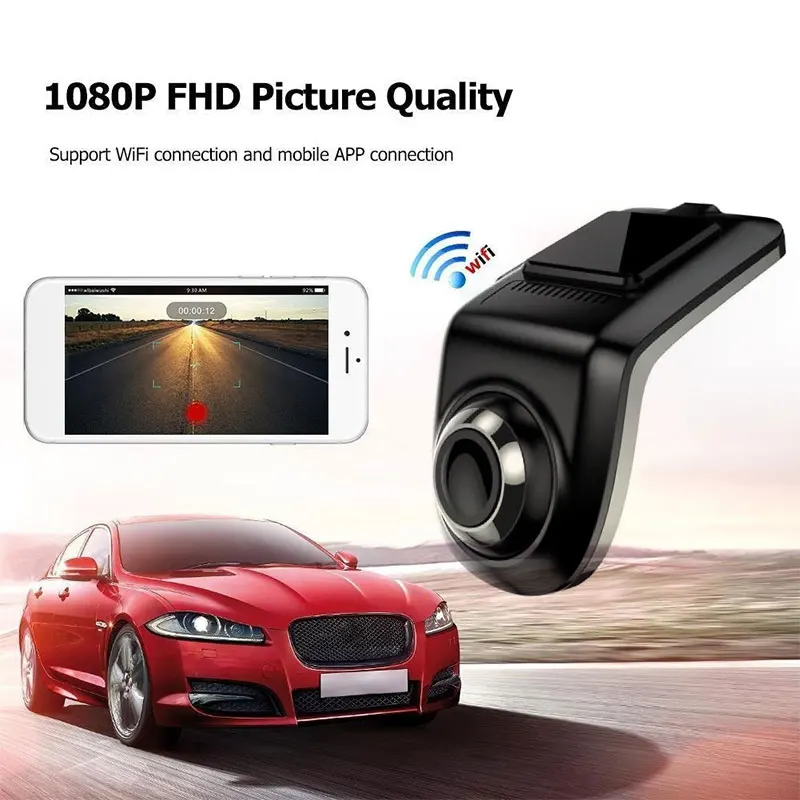 Wi-Fi мини-камера Автомобильный видеорегистратор 1080P Full HD Dash Cam g-сенсор видео рекордер монитор парковки ночного видения Автомобильный видеорегистратор