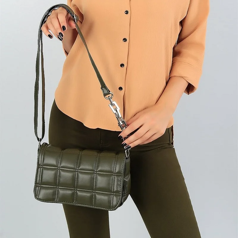 TAYLIN 2021 Women Shoulder Bag Multi-Color Fashion Travel Cross Body Bag Mesh Small PU Leather Crossbody Bag For women