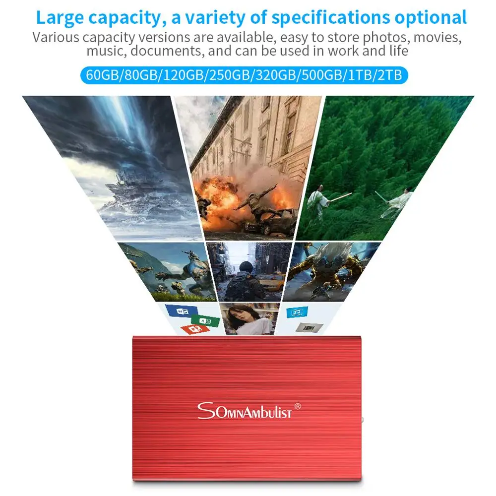 Внешний жесткий диск USB 500 внешний с интерфейсом 2 5 1 ТБ накопитель дюйма флэш PS4