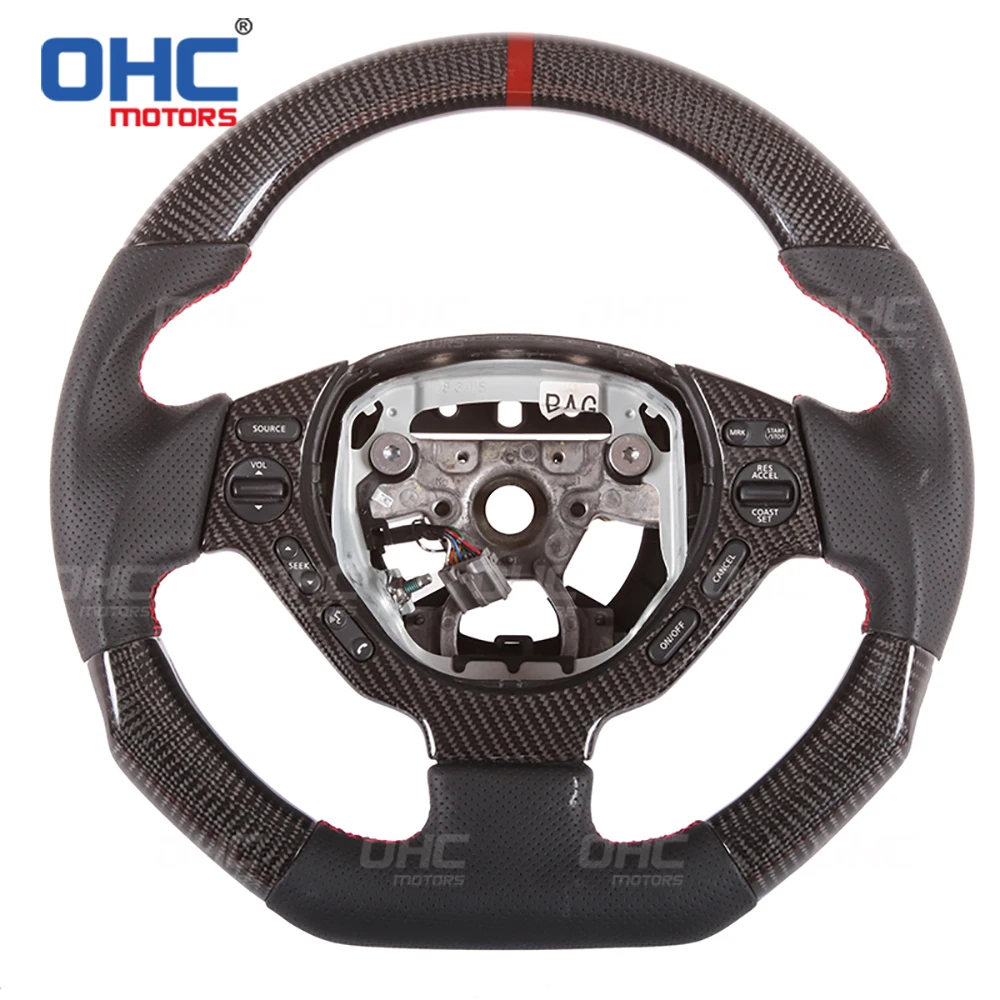 

Real Carbon Fiber steering wheel for GT-R R35 Sky-line