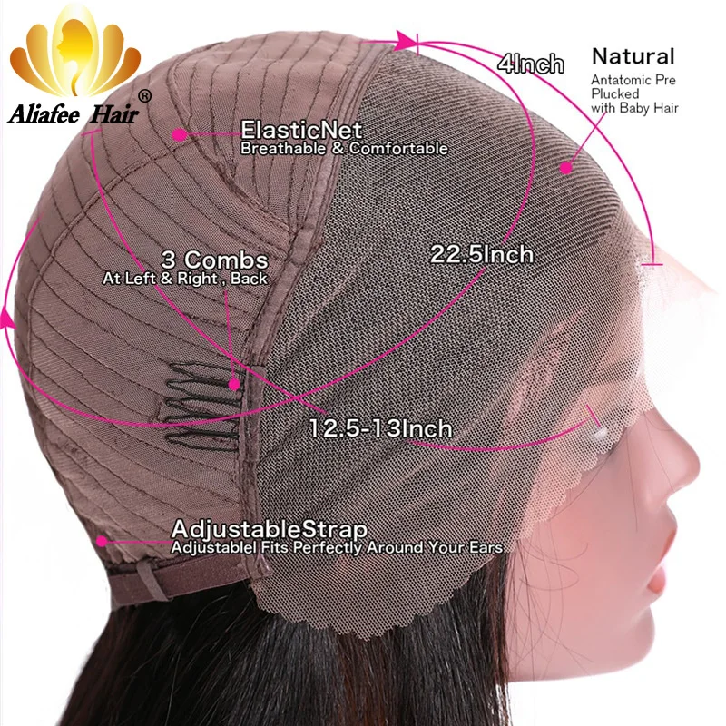 

T1B/27 Colored Ombre 13x4 Lace Front Wigs Human Hair Body Wave Lace Wigs Remy Hair Women Pre Plucked with Baby Hair 150% Density