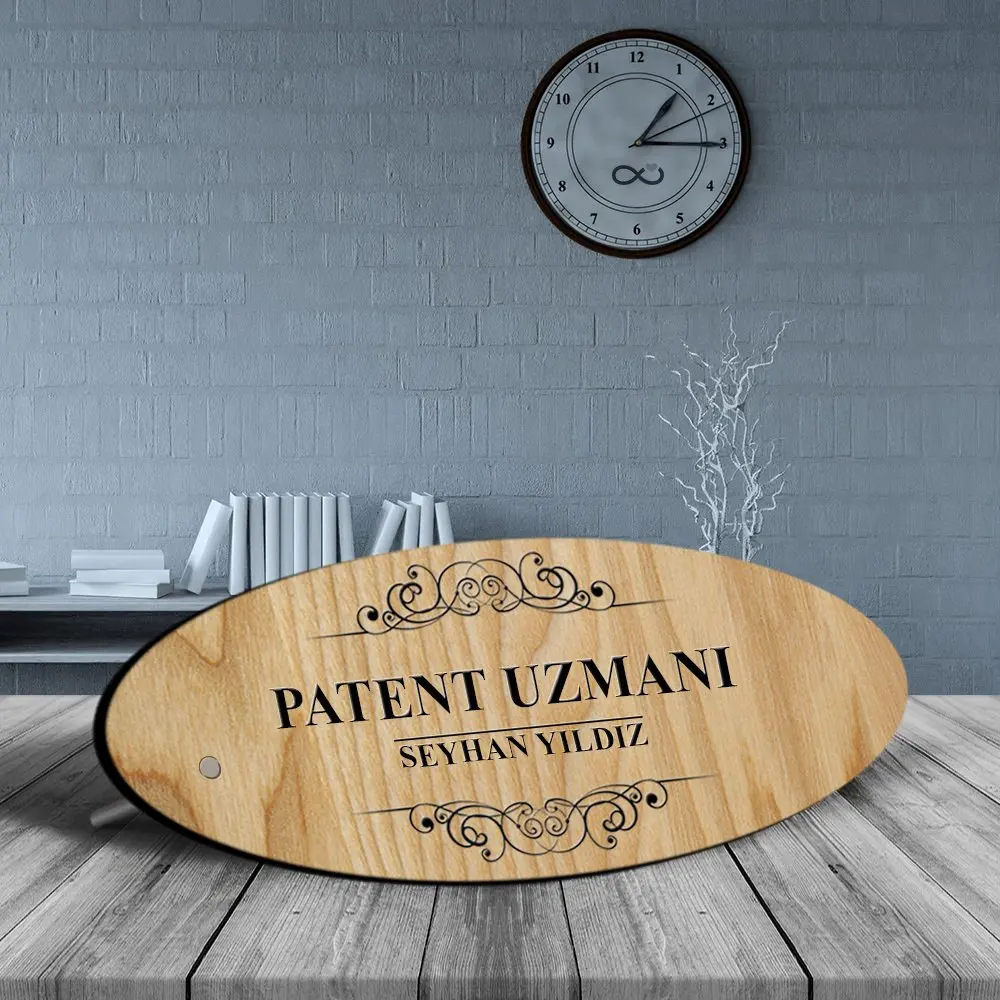 

Персонализированный Профессиональный запатентованный специалист, деревянный овальный столик, столовый аксессуар-2