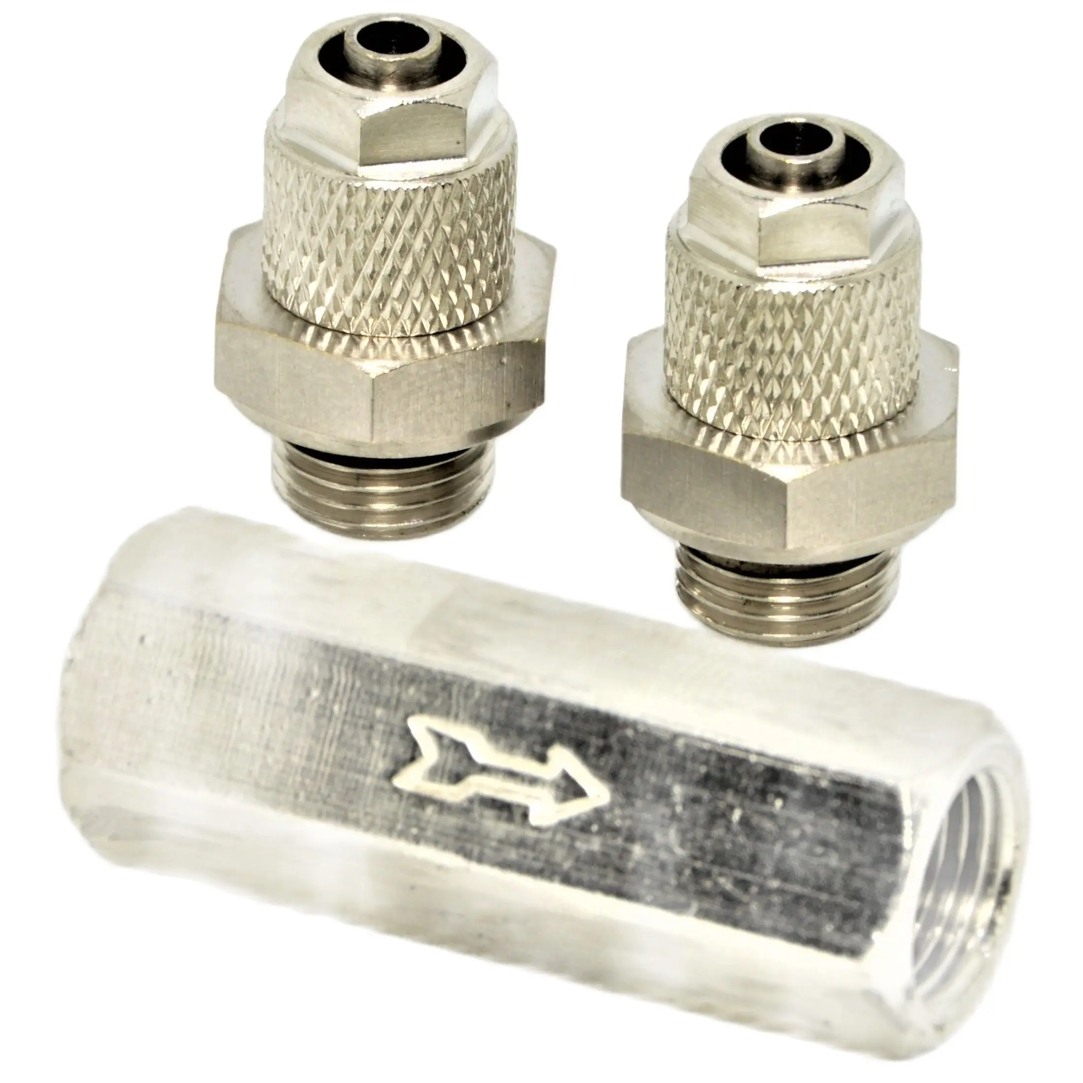 Обратный клапан с компрессионными фитингами анти сифон предотвращение