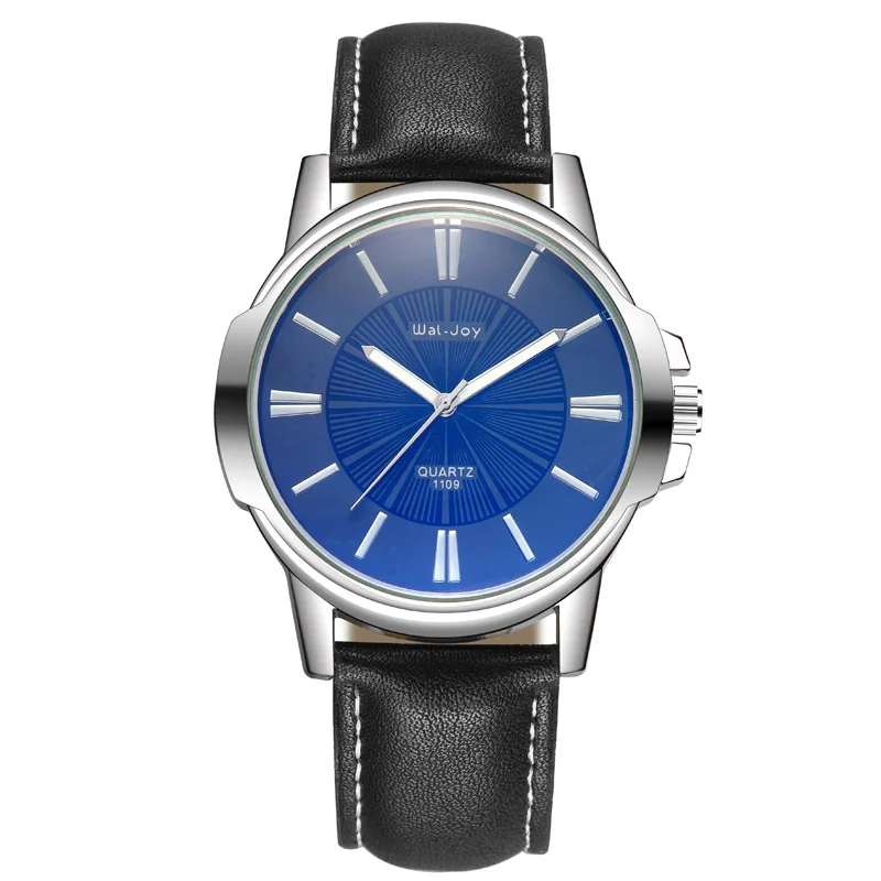 WJ-8103 Wal-Joy reloj hombre 2019 новые модные мужские часы ведущей марки кожаные кварцевые