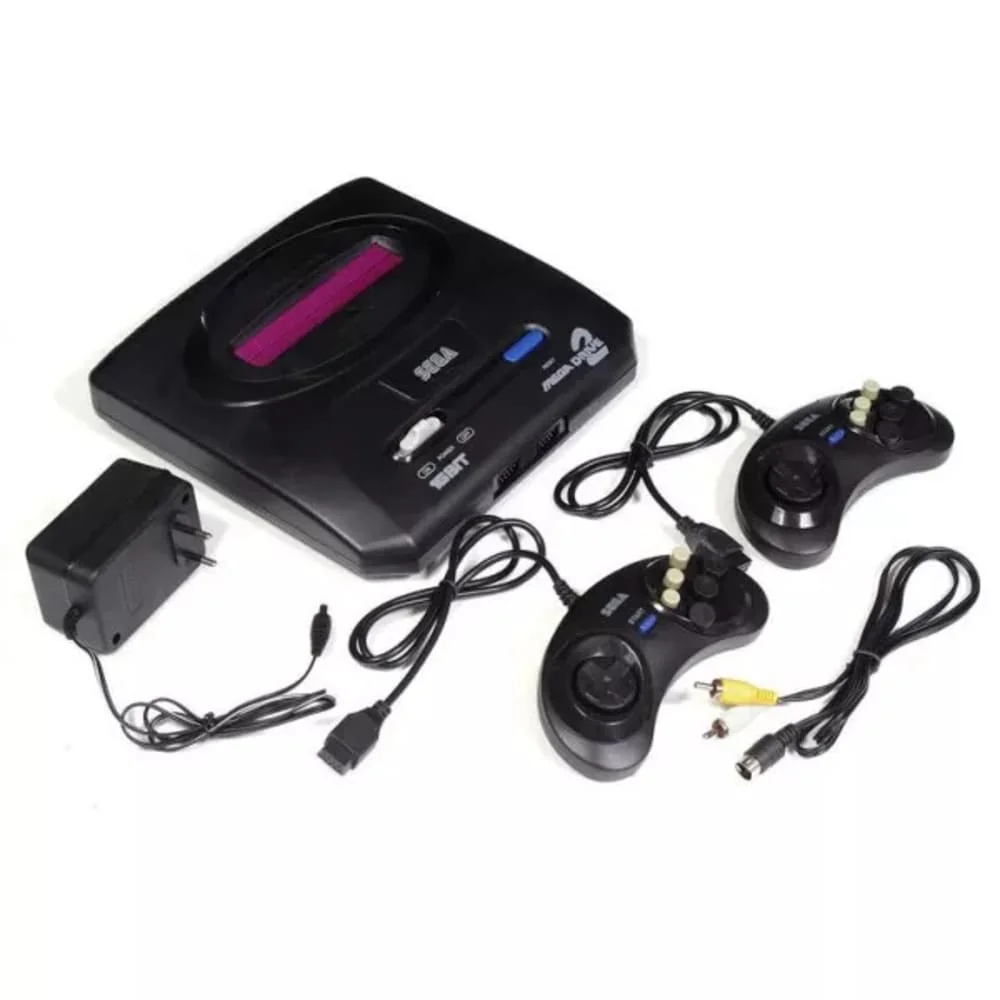 Игровая приставка ретро 16 бит 368 встроенных игр Sega Mega Drive 2 детская взрослая