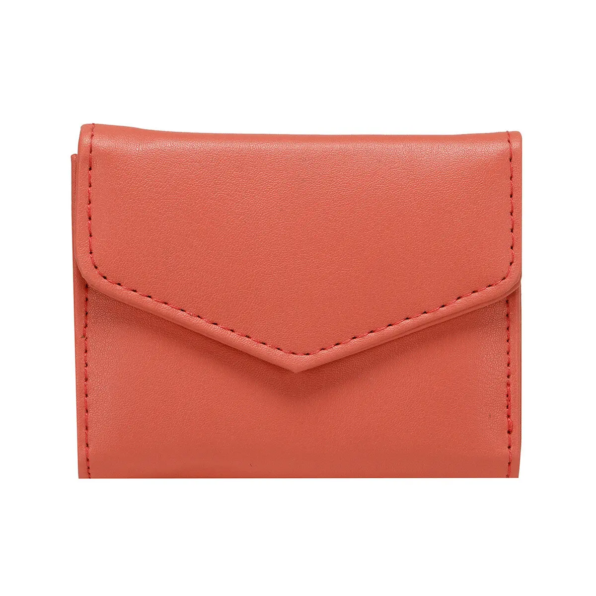 FLO KN мини конверт лососевый женский кошелек Polaris|Женские кошельки| |