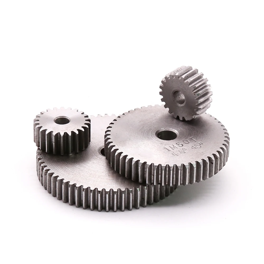 

1Pcs Thick 10mm Module 1 Spur Gear 1M 28T~ 43T Tooth 45# Carbon Steel Cylindrical Pinion Gear Transmission Accessories 118