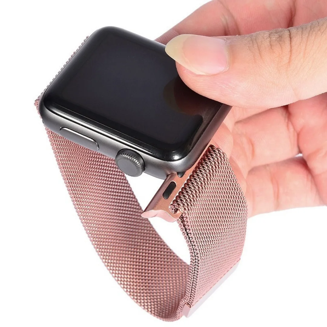 Ремешок Браслет Украшения для Apple Watch серии 6 44 мм 42 40 38 Миланская петля