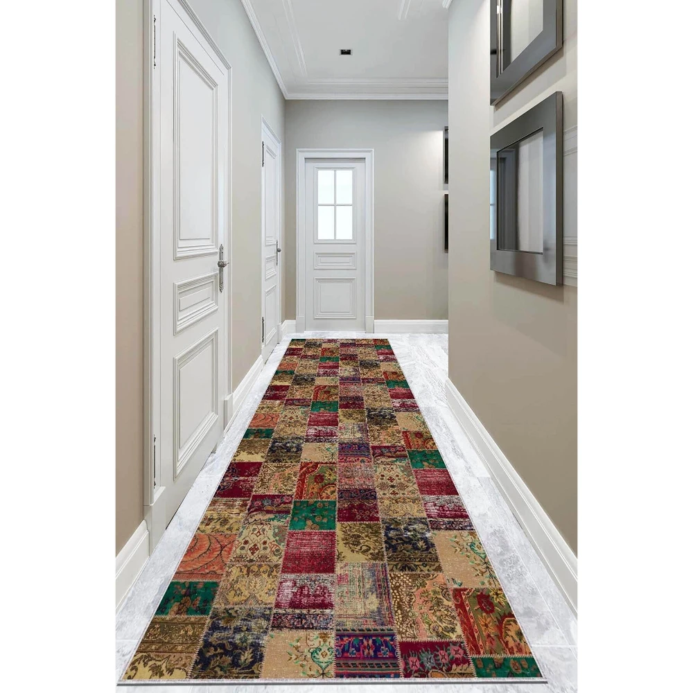 Non-Slip Gel Floor Runner Hallway Carpet Doormat Home Decor Free Shipping Kitchen Living Room Rug Thin Machine Washable Foldable