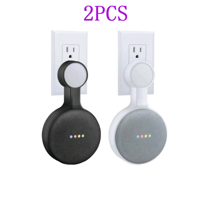Mixed 1/2 шт розетка настенный держатель шнур кронштейн для Google Home Мини голосовой помощник штекер в кухне спальня портативный аудио стенд - Цвет: Mixed