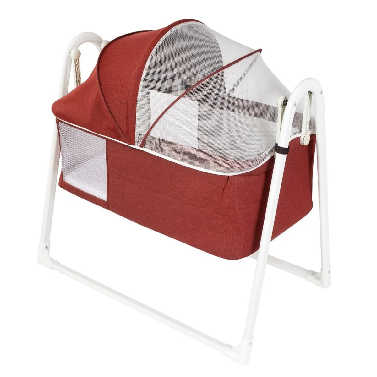 Jaju Baby Claret Red Nova Plus Portable Rocking Cradle