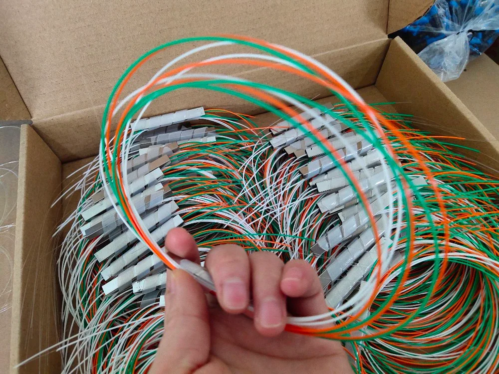 Оптоволоконный plc-разветвитель 10 шт./лот 1x2 1x4 1x8 1x16 цветов | Мобильные телефоны и