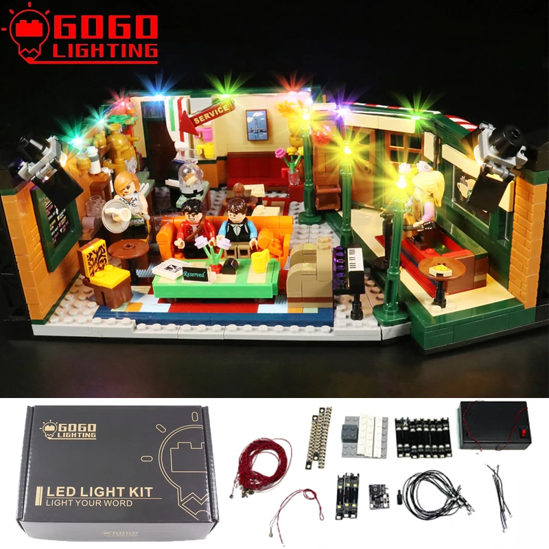 

GOGOLIGHTING Brand LED Light Up Kit For Lego 21319 Architecture Friends City Apartment Blocks Lamp Set Toys(Only Light No Model)