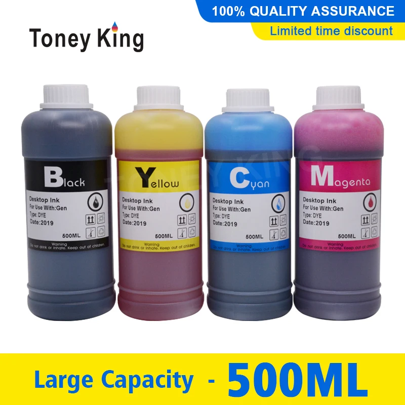 Чернильный картридж Toney King для Epson T1281 T0731 T0921 T16XL T18XL T26XL T1631 T1811 T2621 T0821 500 мл |