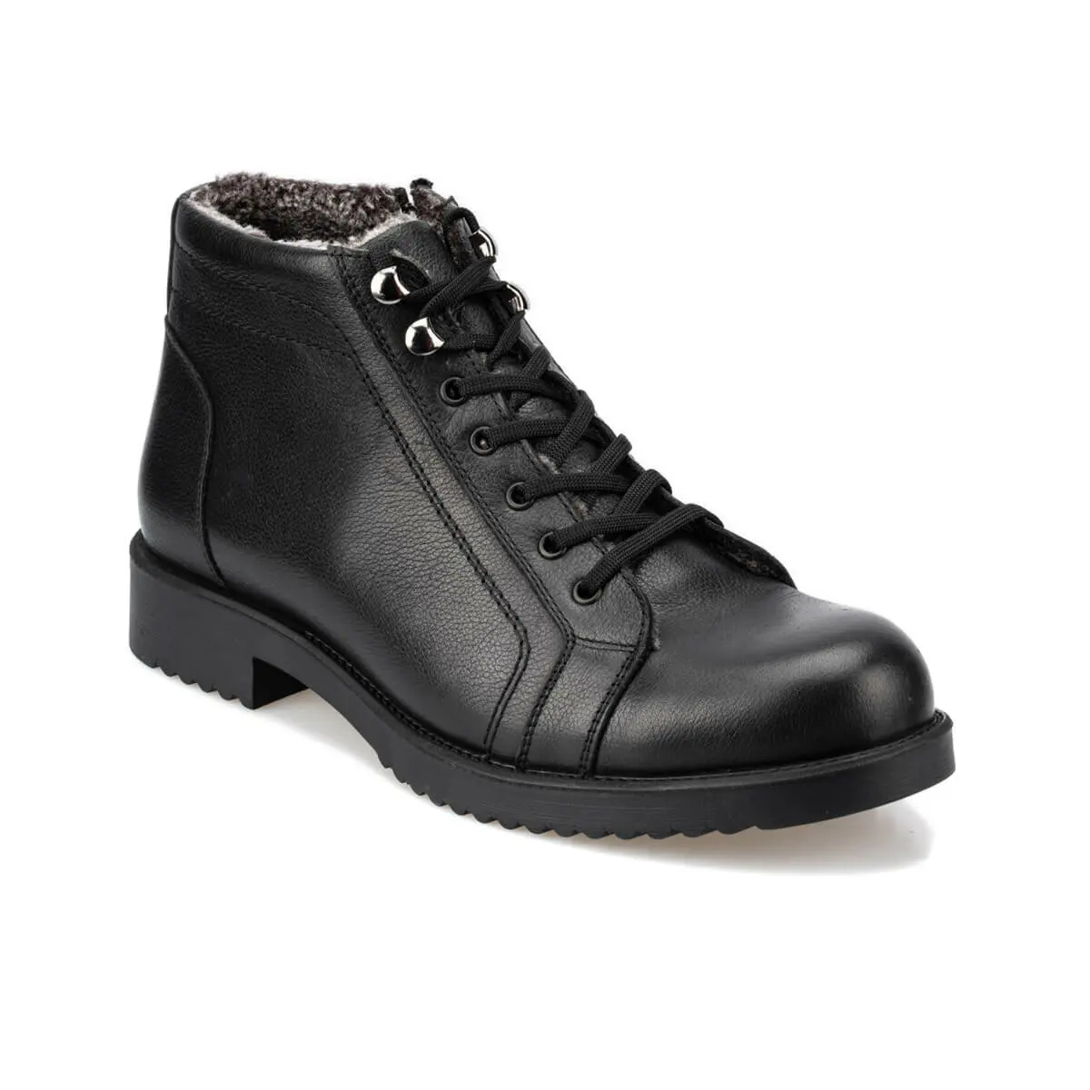 FLO/коричневые черные Мужские ботинки Осенняя винтажная повседневная кожаная