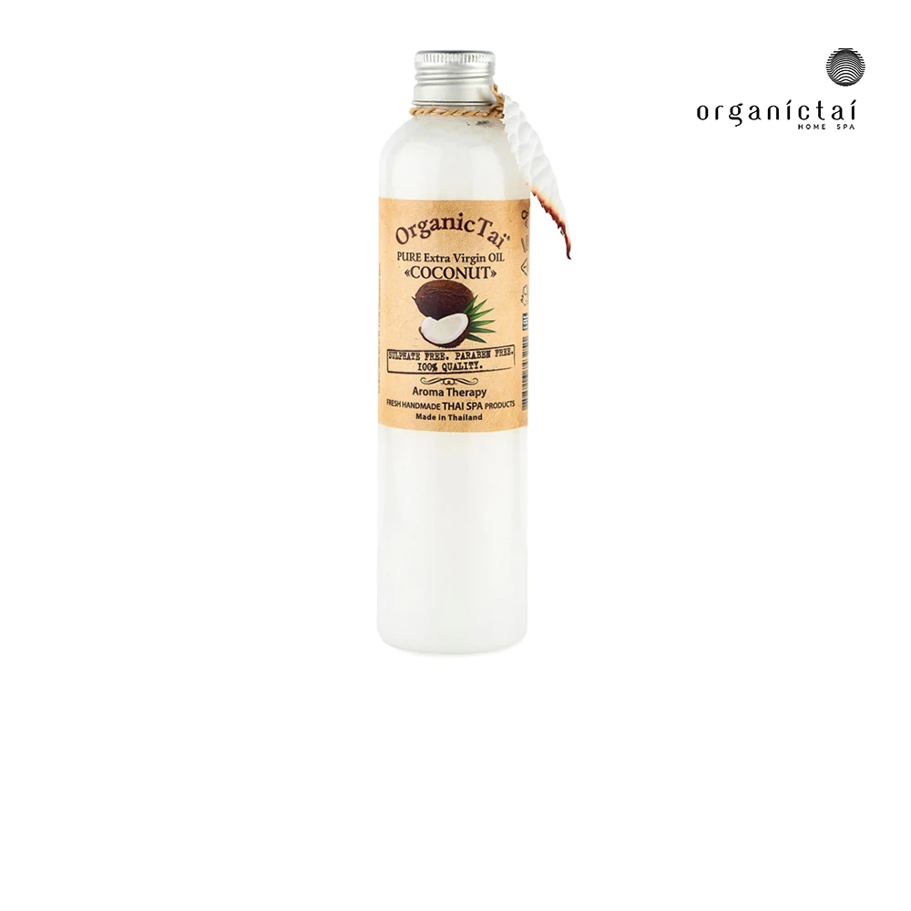 Organic tai Чистое базовое масло Кокоса холодного отжима 260 мл | Красота и здоровье