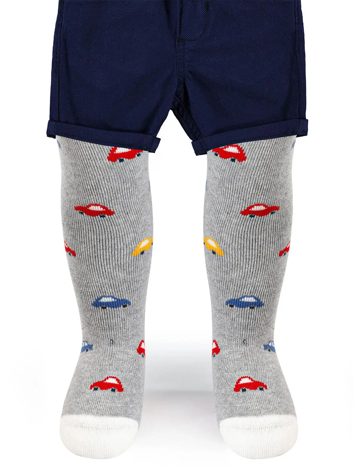 

2 Pieces Civil Baby Boy Towel Tights 0-24 Months Gray Color Cotton: 82% Polyamide: 16% Elastane: 2%