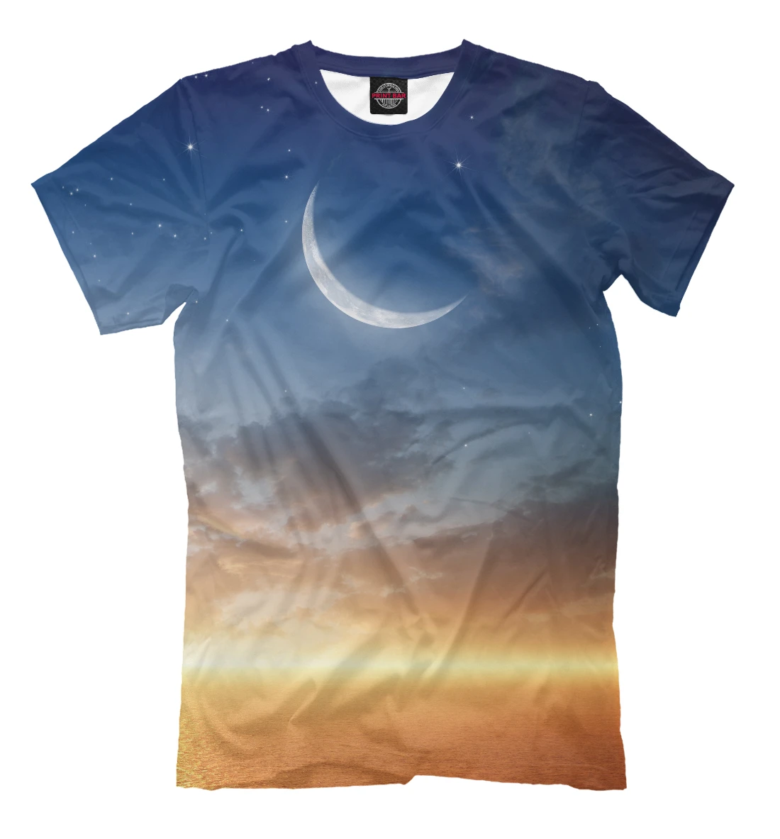 Футболка Вечер над морем (Луна)|Мужские футболки| |
