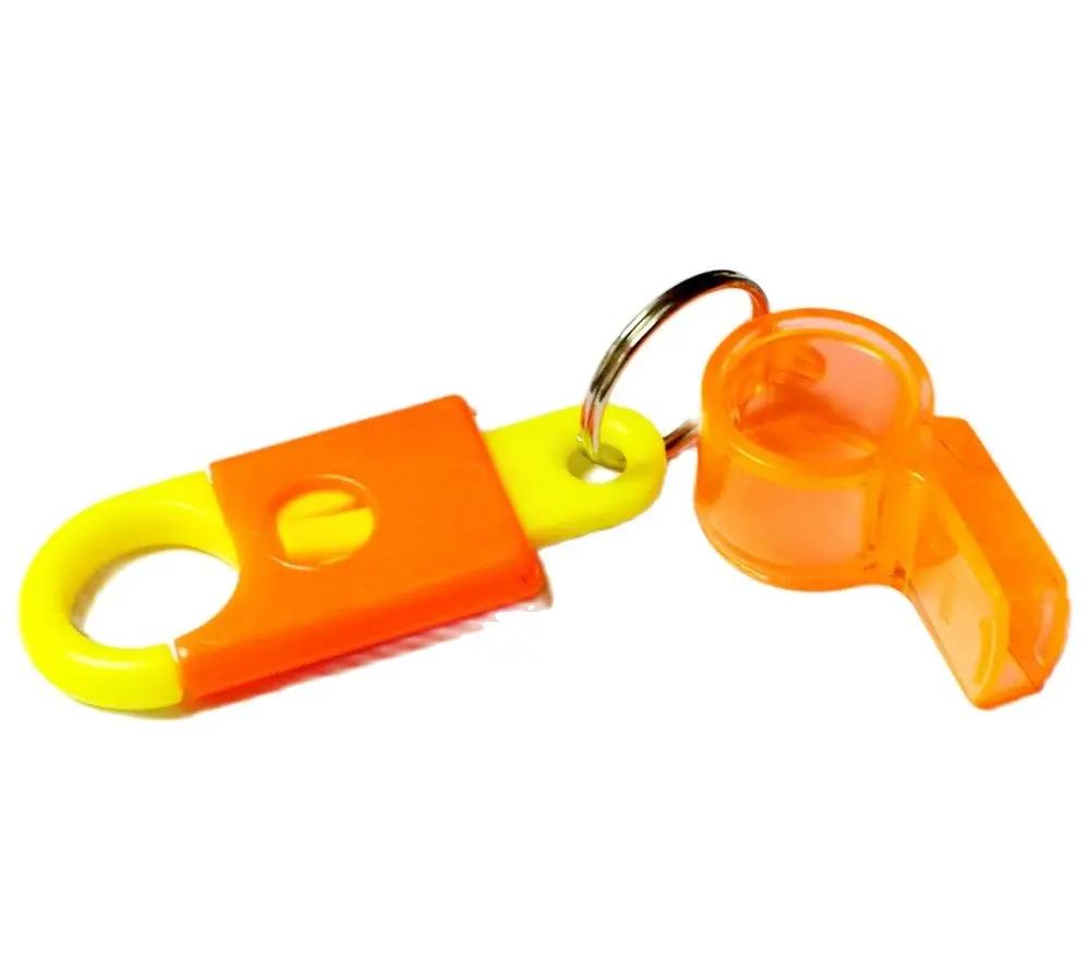 

6X Key Chain w/ Whistle Pendant Vintage Charm Fashion Favour Pinata Bag Filler Loot Gag Birthday Party Favors Gift Novelty