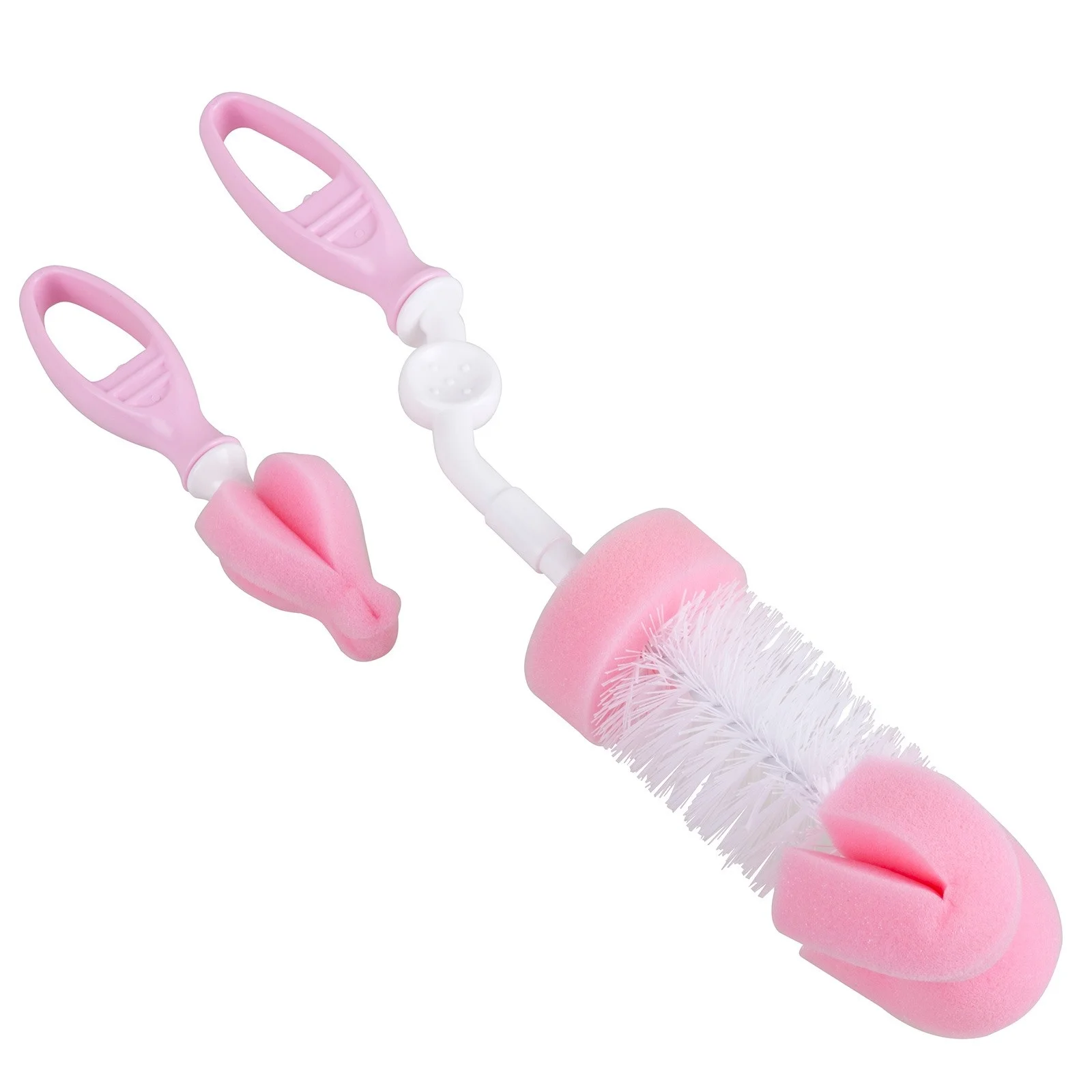 Ebebek baby & plus вращающийся кончик губки бутылка и щетка для пустышки|Щетки ванны| |