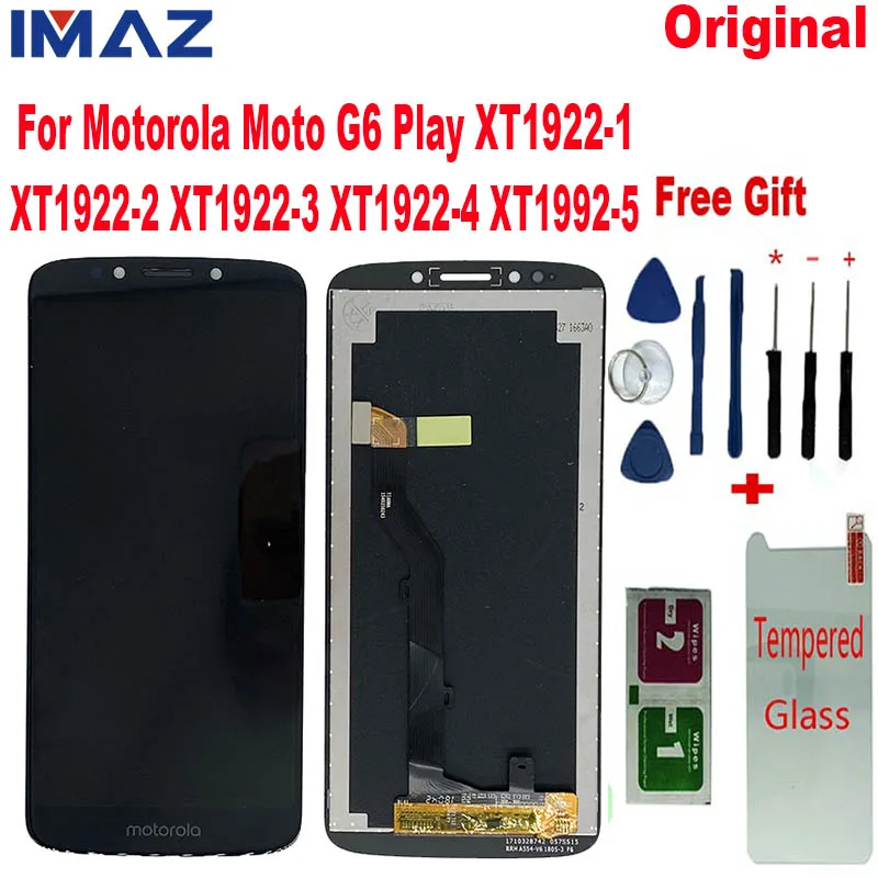 IMAZ для Motorola Moto G6 Play ЖК-дисплей сенсорный экран дигитайзер сборка XT1922-1 XT1922-2 XT1922-3